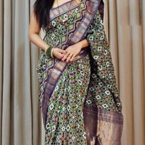 Digital print Pure Silk Sarees