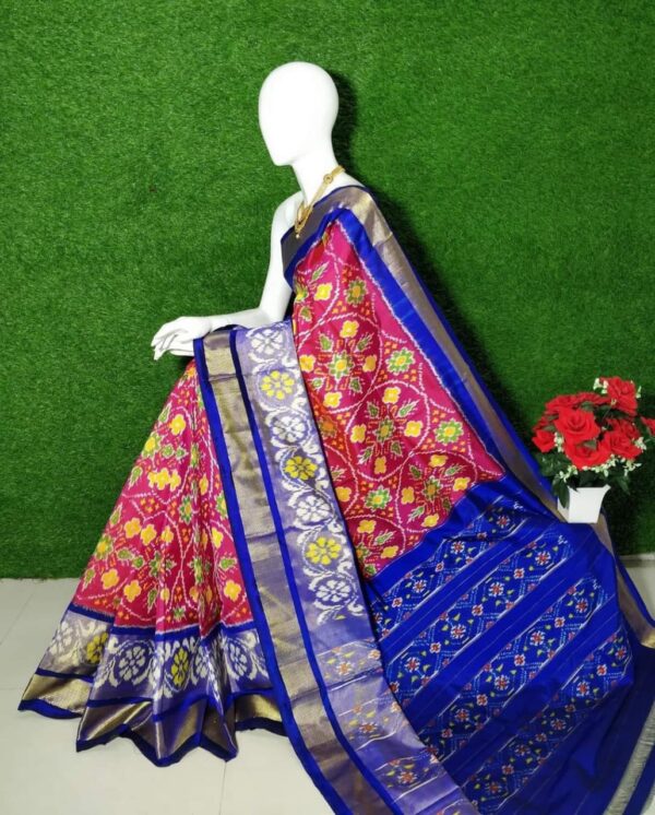 Ikat Pure Silk Saree