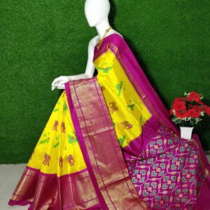 Rhythm Ikat Pure Silk Saree