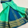 Semi-Mysore silk fancy Border saree