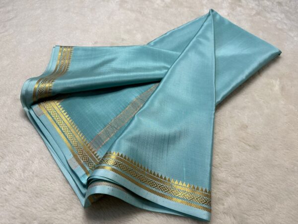 TWILL IKKAT LIGHT DESIGN SAREE