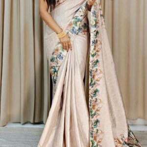 Soft Nylon Cotton Crepe saree