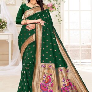 Premium Paithani Silk Saree