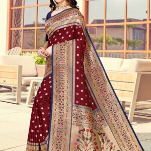 Masterpiece Weaves Paithani Silk