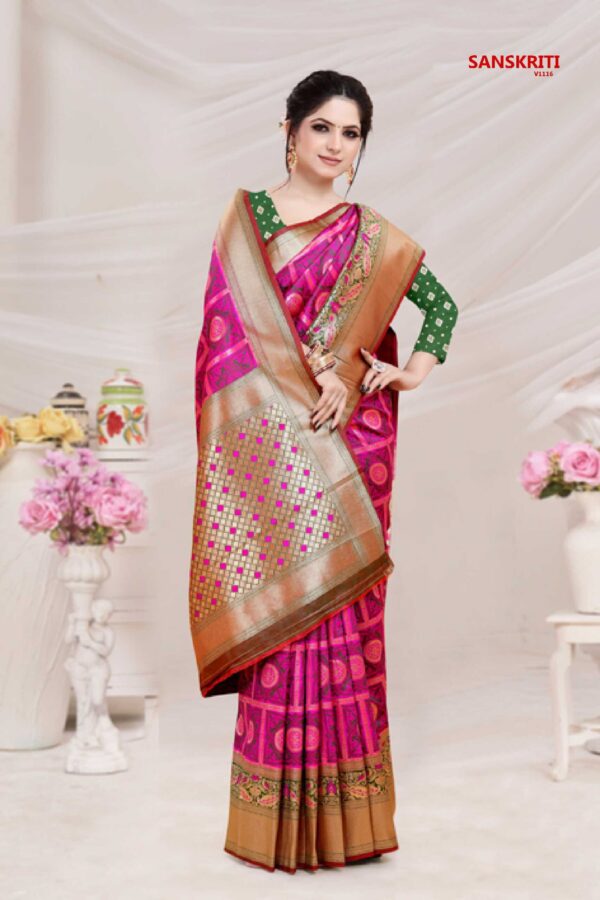 Comfortable Kanjivaram Saree