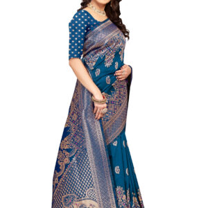 Grand Vibrant Silk Saree