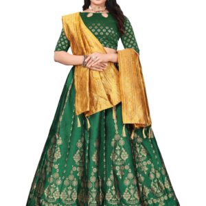 Weave Banarasi Silk Lehenga