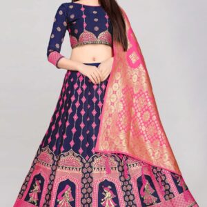 Opulence Banarasi Silk Lehenga