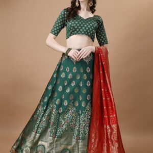 Bliss Banarasi Silk Lehenga