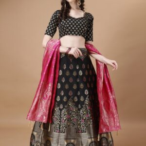 Aarohi Banarasi Silk Lehenga