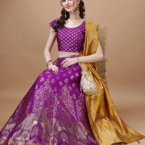 Anaya Banarasi Silk Lehenga