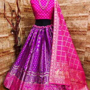 Avni Banarasi Silk Lehenga