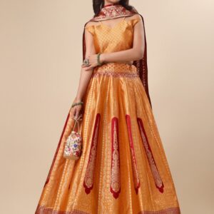 Reva Banarasi Silk Lehenga