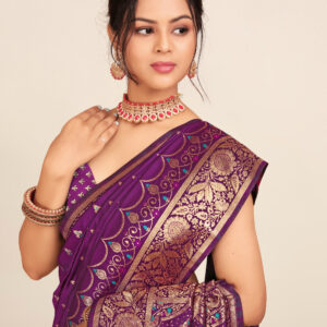 Bloom Banarasi Silk Saree