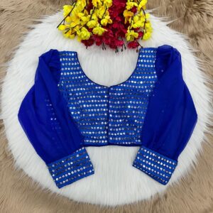 Party Wear Mirror Blouse