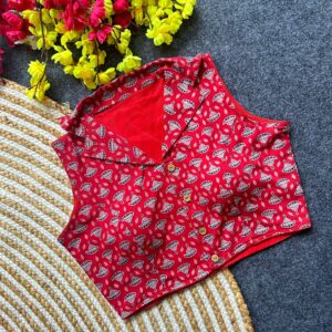 Ajrakh Cotton Blouse